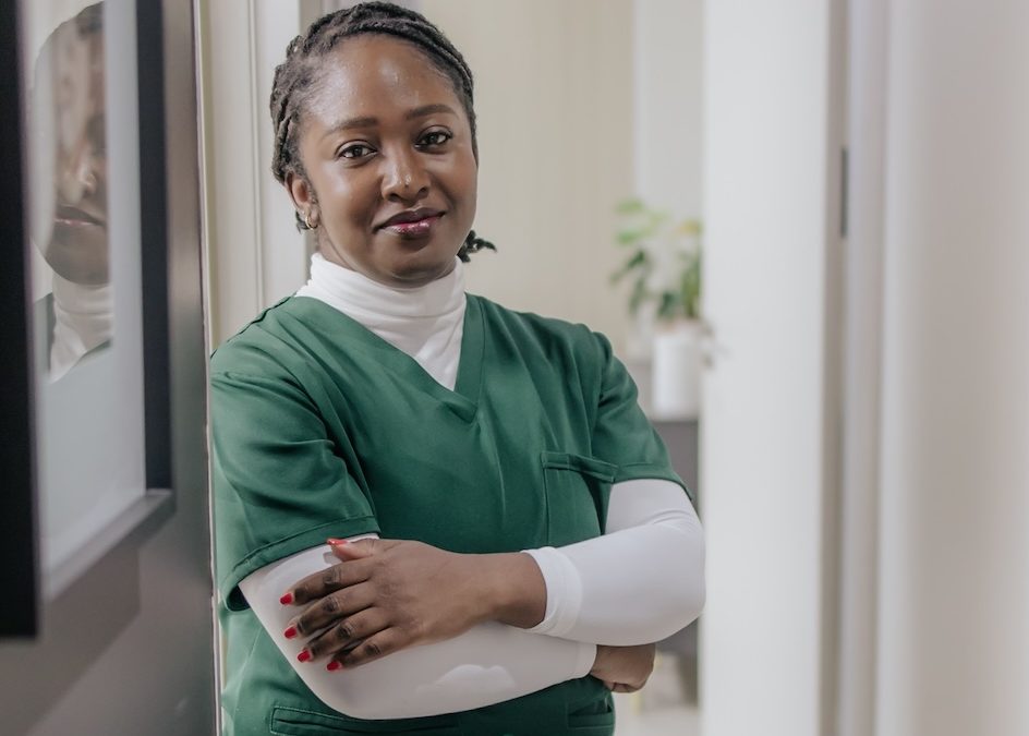 Woman in her 30s tracking period changes after 35 in her cycle journal